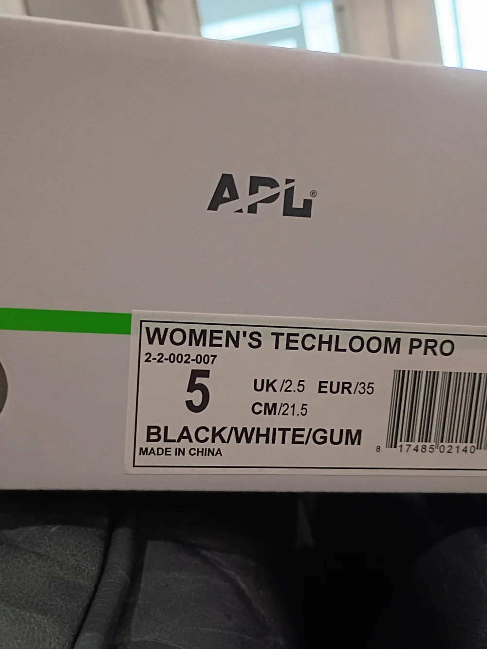 APL Pro Lululemon Women's Black Knit Athletic Sneakers Size 5 New